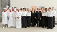 Die Köche und Servicekräfte der Werkschule Hemelingen und der Akademie Überlingen